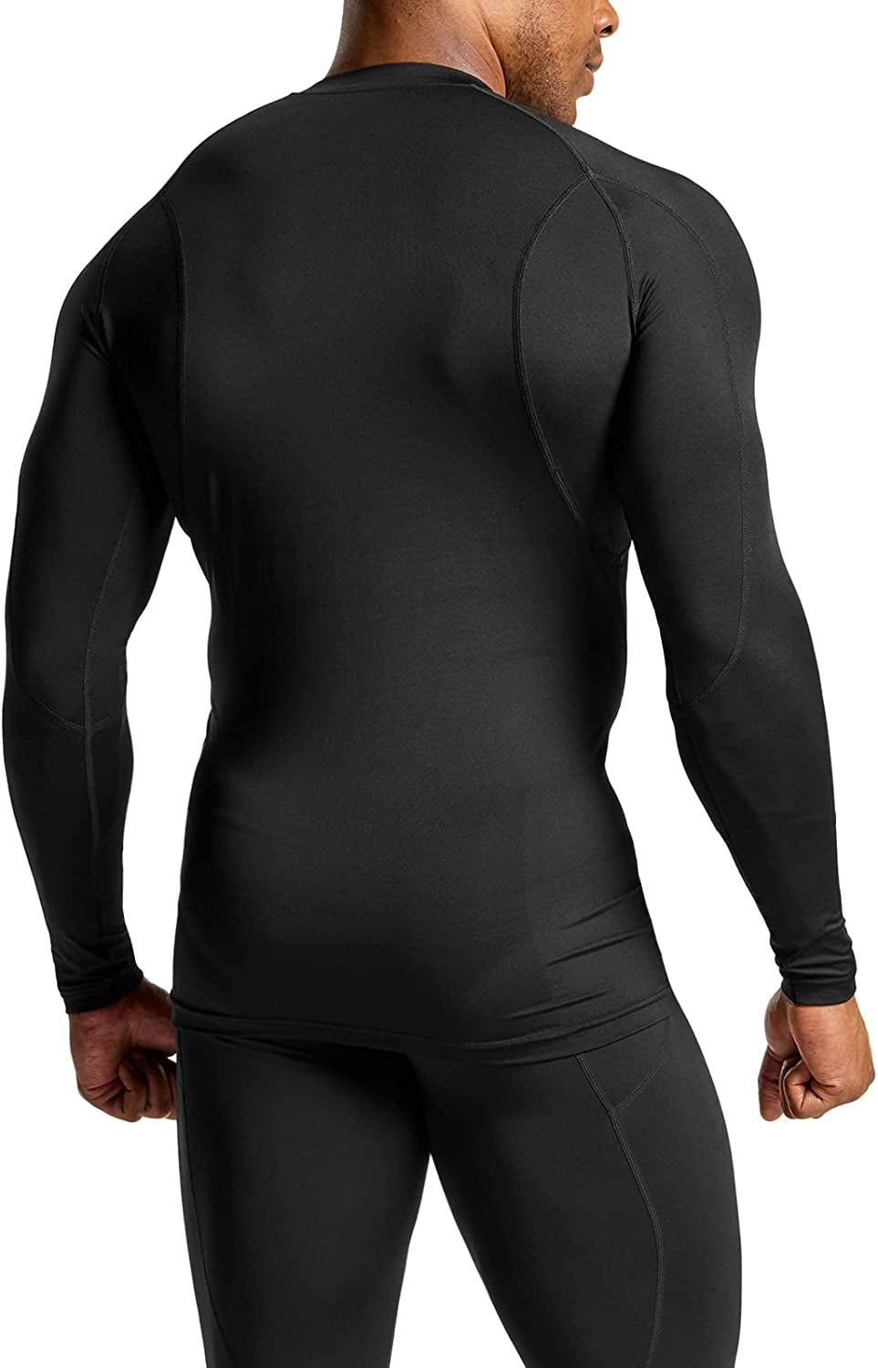 1 or 3 Pack Men'S UPF 50+ Long Sleeve Compression Shirts, Athletic Workout Shirt, Water Sports Rash Guard